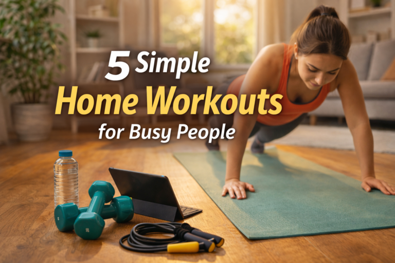 5 Simple Home Workouts for Busy People