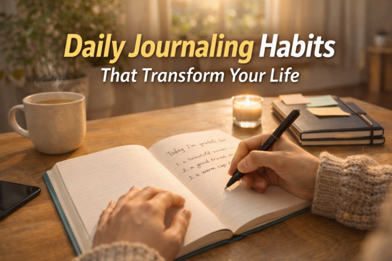 Daily Journaling Habits That Transform Your Life